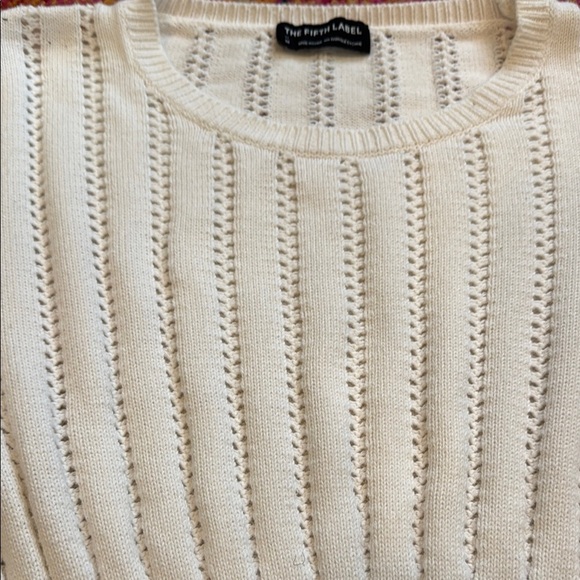 The Fifth Label Cream Knit Top - Picture 3 of 6